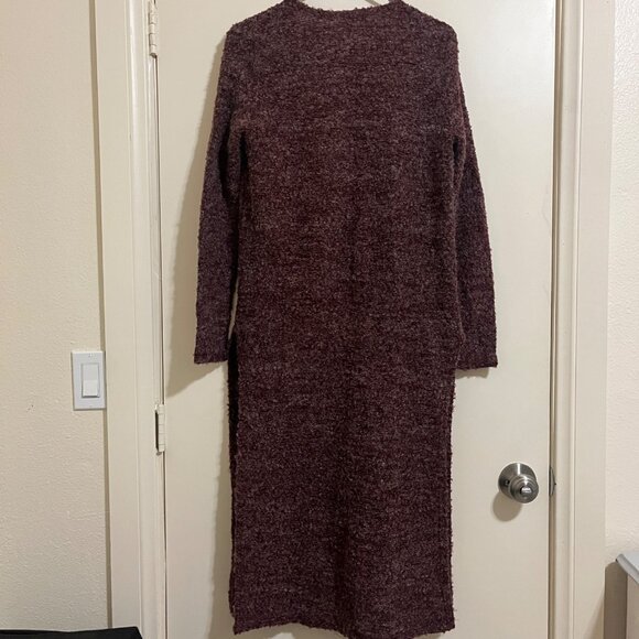 Cottage Womens Knit Duster Sz M Boho Indie Cardigan Lagenlook Festival Grandma - Picture 2 of 7